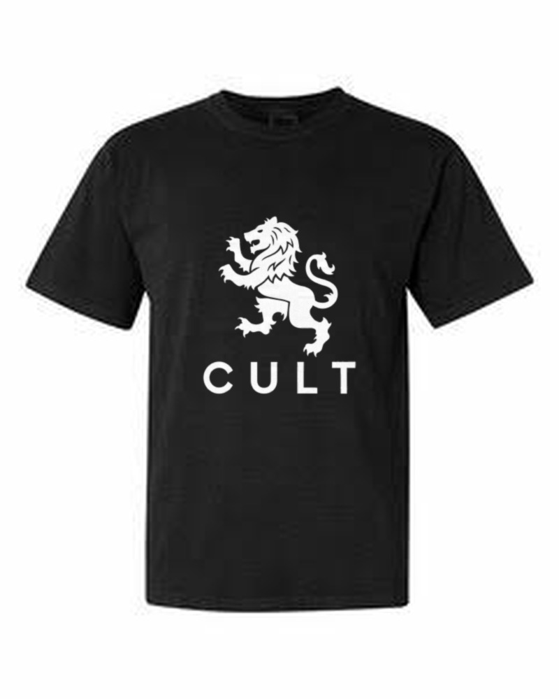 Lion Crest Tee in Black
